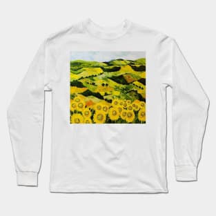 Sunflowers and Sunshine Long Sleeve T-Shirt